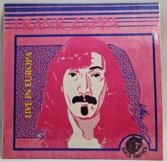 Frank Zappa &ndash; Live In Europa NM / VG+ vinil LP disc Electrecord Romania 1991 rock progresiv