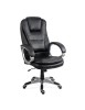 Scaun directorial OFF201S, piele ecologica, elegant, mecanism balans, 100 kg