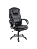Scaun directorial OFF201S, piele ecologica, elegant, mecanism balans, 100 kg