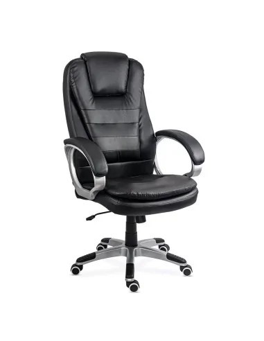 Scaun directorial OFF201S, piele ecologica, elegant, mecanism balans, 100 kg