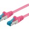 Patch Cord S/FTP Cat6a Roz 0.25m LSZH