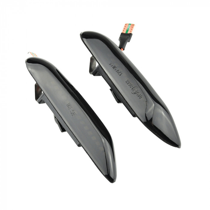 Set 2 semnalizari dinamice led pentru aripa cu canbus BMW Seriile E