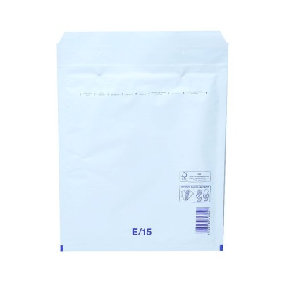 Set 100 plicuri antisoc, E15, 240x275mm, premium, alb, 410004 foto