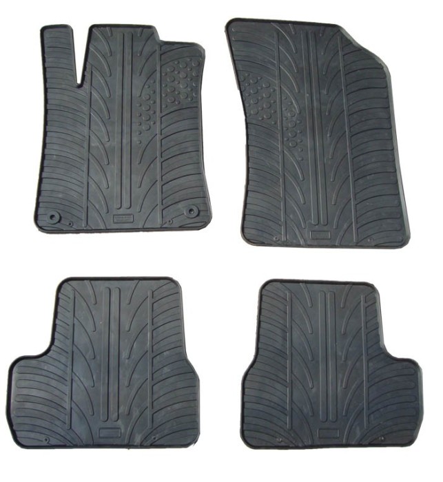 Set covorase auto din cauciuc Citroen C3 2010-10.2016, 5 usi, DS3 2010-2016, Negru, Gledring, 4 buc. AutoDrive ProParts