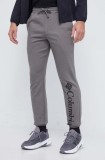 Columbia pantaloni de trening Trek culoarea gri, cu imprimeu 1957944