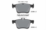 Set placute frana TEXTAR 2238801