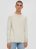 Pulover subtire barbati, cu decolteu la baza gatului, Gri deschis, S, 2XL, XL