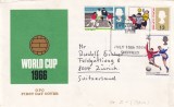 FILATELIE TEMATICA - PLIC ANGLIA TEMATICA SPORT FDC FOTBAL CUPA MONDIALA 1966