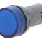 Lumină de control LED 22mm, 230V