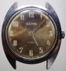 K.296 CEAS MECANIC BARBATESC VOSTOK WOSTOK BOCTOK 17 JEWELS 2409A DEFECT foto