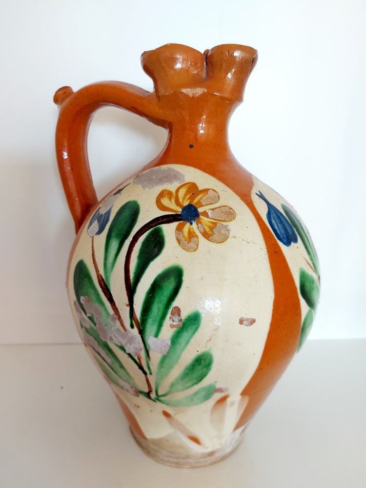 Ulcior din lut (Ol) - Ceramica Simleul Silvaniei sau Baia mare | Okazii.ro