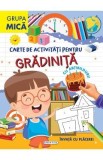 Carte de activitati pentru gradinita, cu abtibilduri. Grupa mica