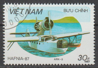 Vietnam 1987 , Posta Aeriana , Aviatie foto