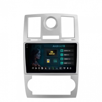 Navigatie 2K Chrysler 300C (2004-2011) 8GB RAM Android 13 Octacore Slot Sim 4G DSP GPS Wi-FI Carplay Android Auto USB Bluetooth Waze Touchscreen 9.5 I foto