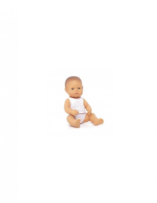Papusa bebelus educativa 32 cm - Baiat caucazian bunet
