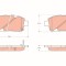 TRW GDB3242 COTEC set placute frana disc