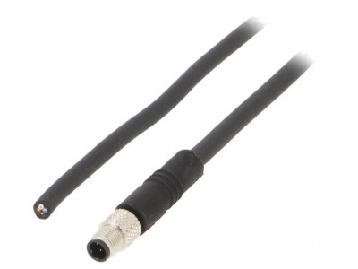 Conector M5 Mufă 4 Pin Aurit IP67 foto