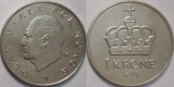 Norvegia 1987 - 1 krone, circulata