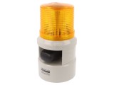 Semnalizator LED ambră 24VDC IP54