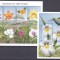 DB1 Flora Orhidee Pasari Colibri Antigua &amp; Barbuda 1997 MS + SS MNH