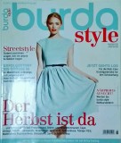 Burda, nr. 8 / 2012, revista de croitorie in limba germana, 106 pagini