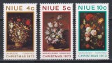 Niue 1973 - Crăciun - Picturi cu flori, MNH