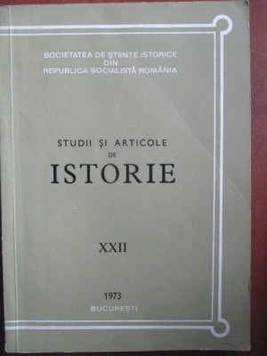 Studii si articole de istorie XXII foto