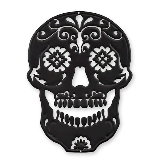 Craniu pentru Ziua Mortilor-decoratiune metalica NY-49