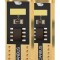Set 2 Becuri LED Auto 360&deg; Light T10 W5W, Chip Osram, 3 Leduri 300 Lm,6000k