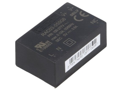 Convertor AC/DC 3W 5VDC 72% Eficiență foto