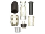 Conector M16 tată 7 pini - 5A, 100V, IP40, lipire pe cablu