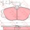 Set placute frana,frana disc FIAT CROMA (154) (1985 - 1996) TRW GDB483