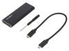 Carcasă hard disc M.2 USB 3.1 neagră