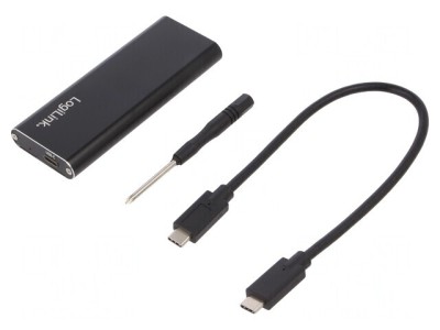 Carcasă hard disc M.2 USB 3.1 neagră foto
