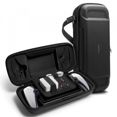 Carcasa Protectie Consola Spigen Rugged Armor Pro pentru Sony PlayStation Portal Remote Player, Neagra foto
