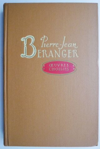 Oeuvres choisies &ndash; Pierre-Jean Beranger