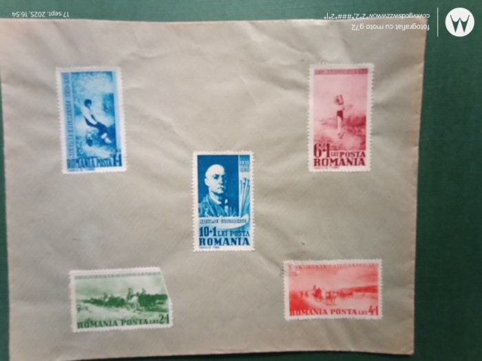 Regalitate Romania , grup 15 plicuri corespondenta necirculate, 50 lei bucata
