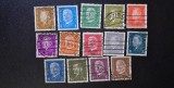 Set 14 Timbre Germania Republica de la Weimar 1928-1932 Președinții Ebert și Hindenburg Ștampilate - A123