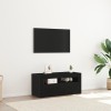 VidaXL Cabinet TV Negru 90 x 35 x 40 cm Lemn compozit 862560