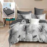 LENJERIE FINET 6 PIESE CU HUSĂ &ndash; 160&times;200 ȘI 180&times;200 (HANA V2)
