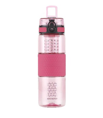 Sticla apa Uzspace Tritan, fara BPA cu capac 700ml roz Handy KitchenServ foto