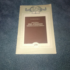 N ONCESCU - PROFESORUL SAVA ATHANASIU INDRUMATOR AL GEOLOGIEI ROMANESTI