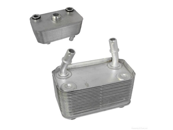 Radiator racire ulei motor, termoflot BMW X5 E53, 05.2000-10.2006, motor 3.0 R6, 170 kw, 4.4 V8, 210/223 kw, 4.6 V8, 255 kw, benzina, 3.0 d, 135/160