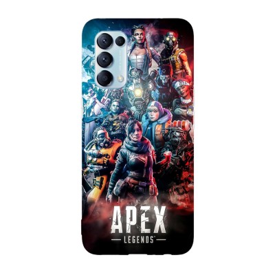 Husa compatibila cu Oppo A77, Viceversa, model Apex Legends, Silicon, TPU foto