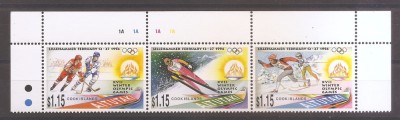 Aitutaki 1994 - Jocurile Olimpice de iarnă - Lillehammer, MNH foto