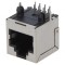 Soclu RJ45 Cat6 Ecranat 8P8C THT Unghi
