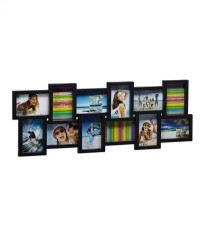 Rame foto, colaj 12 poze, negru, 81 x 30 cm foto