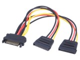 Cablu SATA III 0.2m cu Mufă Tip L x2