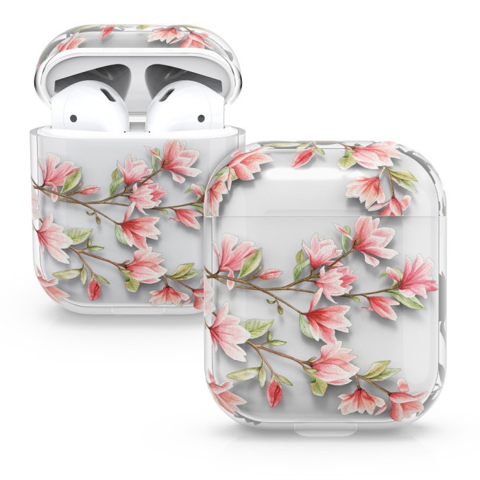 Husa pentru casti Apple AirPods 2/AirPods 1, Kwmobile, Multicolor, Plastic, 50235.07