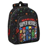 Rucsac pentru clasa zero 2 fermoare Avengers Super Heroes, Jad